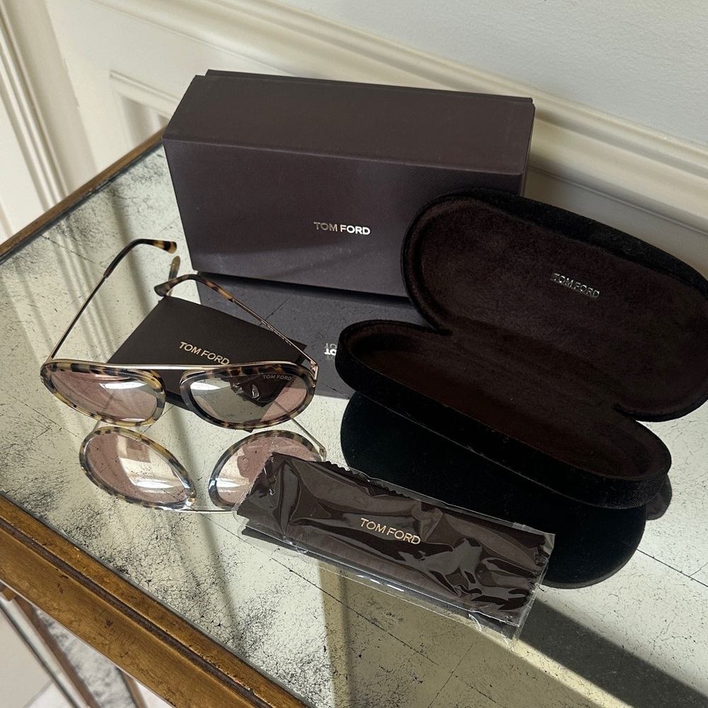 Tom Ford Brown Tortoise Sunglasses